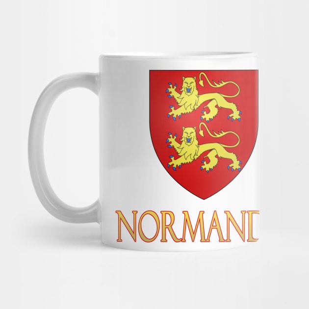 Normandie (Normandy) France - Coat of Arms Design by Naves